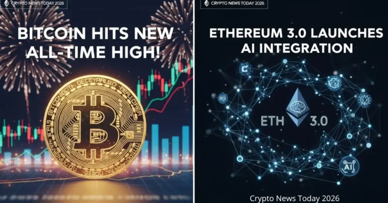 Crypto News Today 2026: Bitcoin Hits New All-Time High as Ethereum 3.0 Launches AI Integration