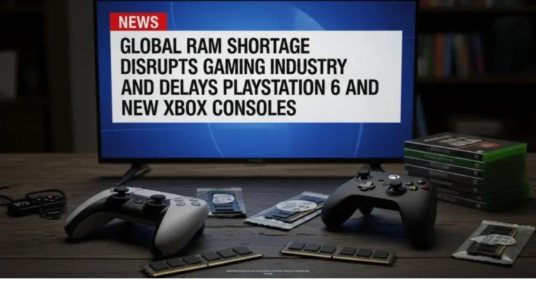 Global RAM Shortage Disrupts Gaming Industry and Delays PlayStation 6 and New Xbox Consoles
