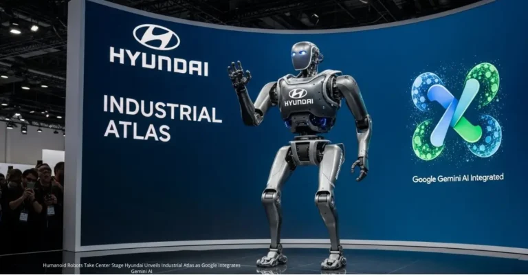 Humanoid Robots Take Center Stage Hyundai Unveils Industrial Atlas as Google Integrates Gemini AI