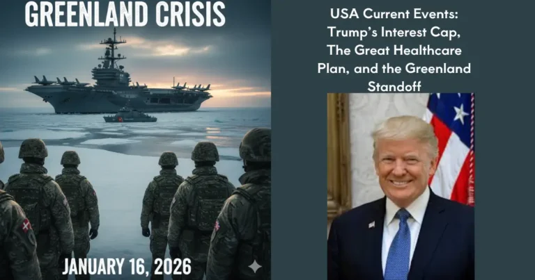 USA Current Events: Trump’s Interest Cap, The Great Healthcare Plan, and the Greenland Standoff