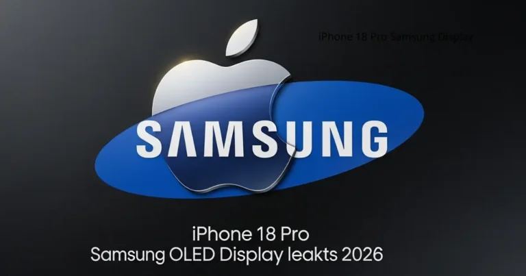 iPhone 18 Pro Samsung Display Leaks: The Billion-Dollar Ultra-Efficient OLED Deal