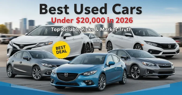  Best Used Cars Under $20,000 in 2026: Top Reliable Picks & Market Truth