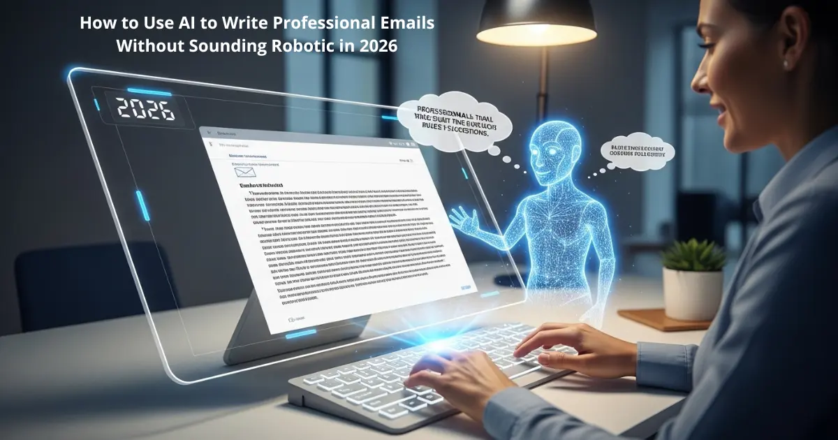How to Use AI to Write Professional Emails Without Sounding Robotic in 2026