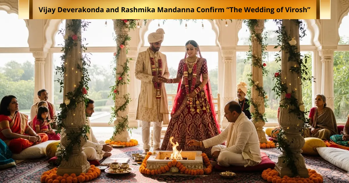 Vijay Deverakonda and Rashmika Mandanna Confirm “The Wedding of Virosh”