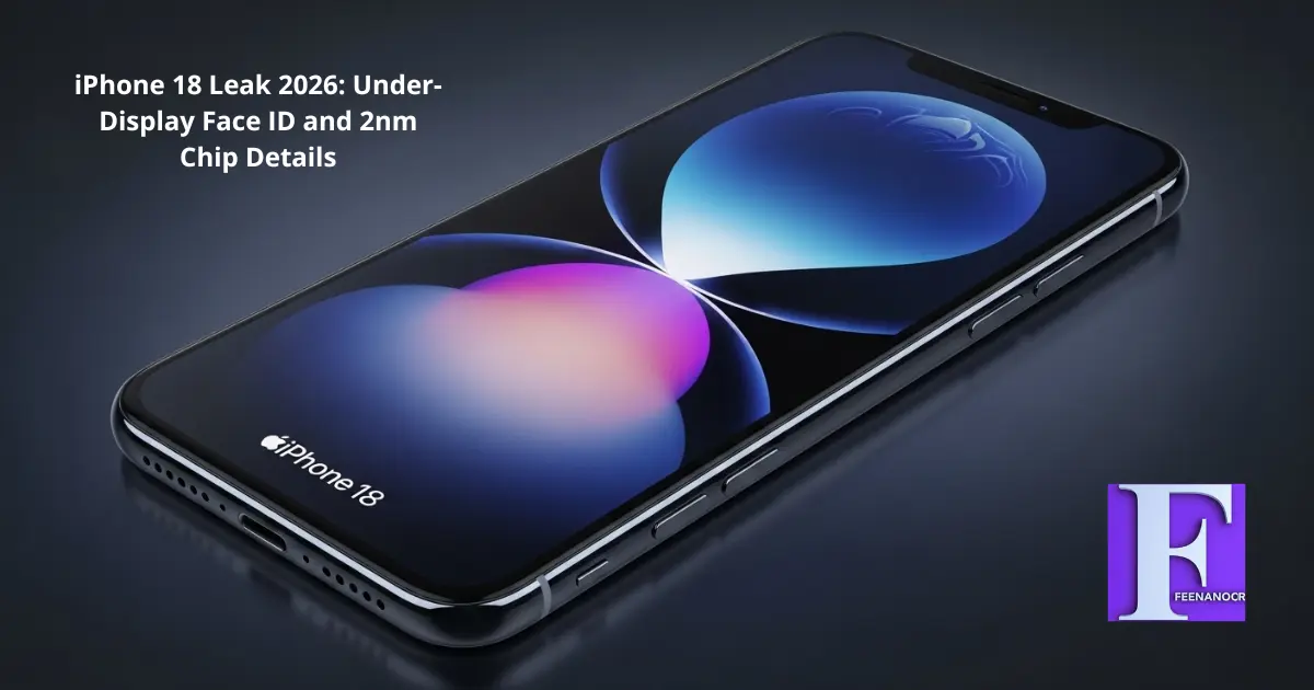 iPhone 18 Leak 2026: Under-Display Face ID and 2nm Chip Details