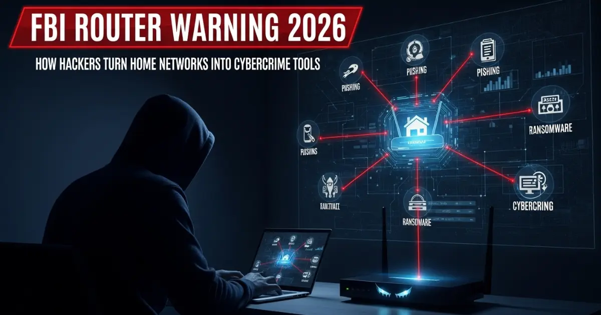 FBI Router Warning 2026: How Hackers Turn Home Networks Into Cybercrime Tools