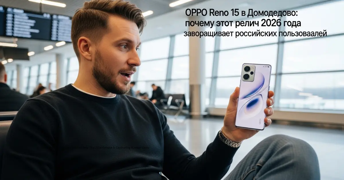 Oppo Reno 15 in Domodedovo: Why This 2026 Release Is Captivating Russian Users