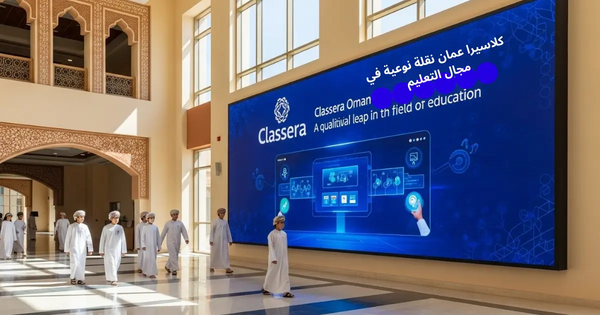 كلاسيرا عمان نقلة نوعية في مجال التعليم