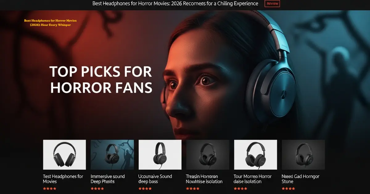 Best Headphones for Horror Movies (2026): Hear Every Whisper